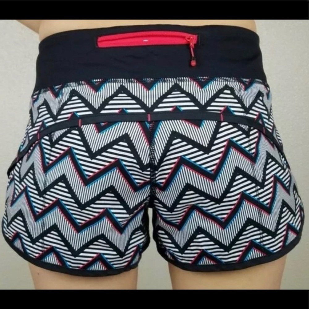 Lululemon Speed Short 2014 Seawheeze -3D Chevron 8 - Picture 4 of 10